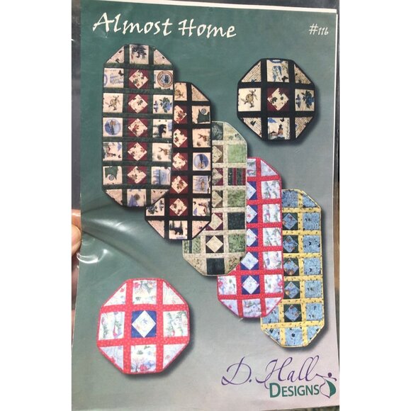 Almost Home Quilted Table Runner Pattern By D. Hall Designs #116 Sewing Craft - Picture 1 of 1
